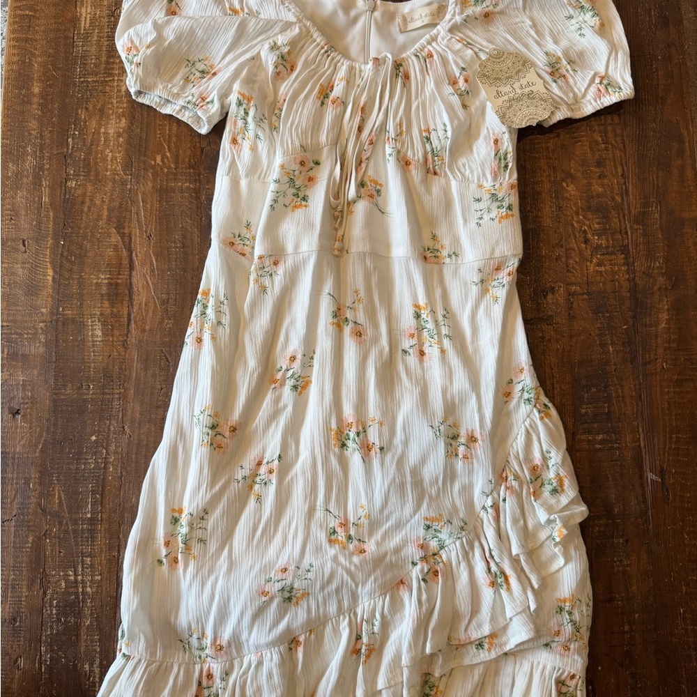 Altar’d State Ivory Floral Dress
